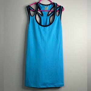 Derek Heart Women’s Blue Racerback Tank Top, Size M